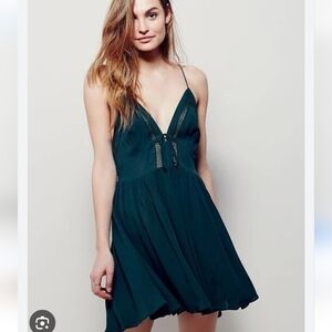 Free People First Love Fit & Flare Mini Dress